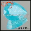 pear blue cracked cz gems CZPS-8X10-B5